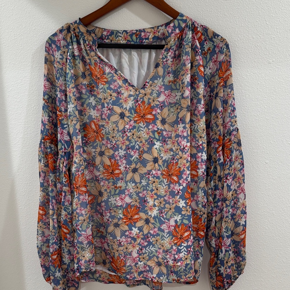 Floral Women's Top - Multicolor